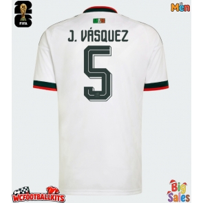 Mexico Johan Vasquez #5 Replica Away Stadium Shirt World Cup 2026 Short Sleeve